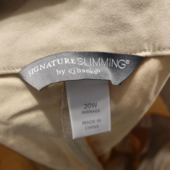 CJ Banks Signature Slimming Capri Pants Womens 20W Moderately Curvy Pull On - Picture 9 of 13